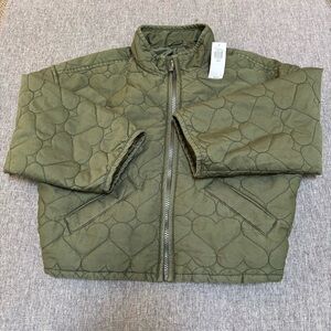 Heart-Quilted Jacket for Girls, Small (6-7)